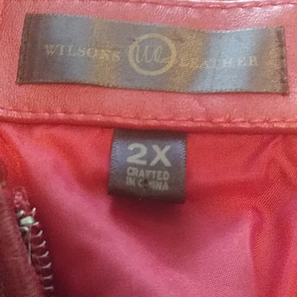 WILSON LEATHER Burgundy jacket (200) - Picture 2 of 12